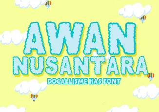 Awan Nusantara font