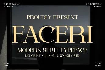 Faceri font