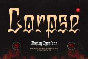 CS Corpse font