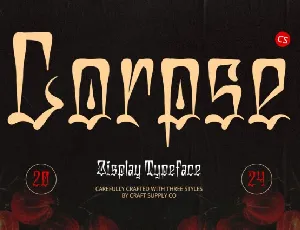 CS Corpse font