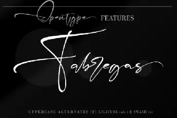 Fabregas Script font