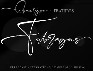 Fabregas Script font