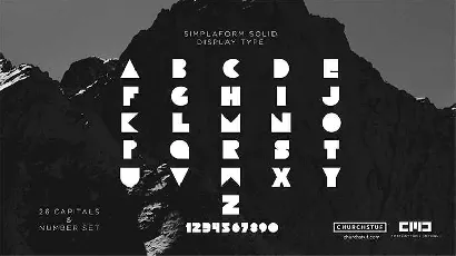 Simplaform Solid Free Download font