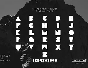 Simplaform Solid Free Download font