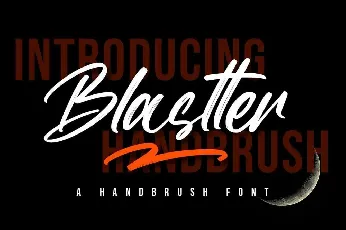 Blastter font