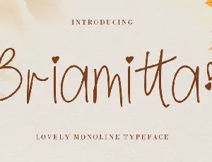 Briamitta font