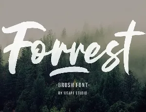 Forrest font