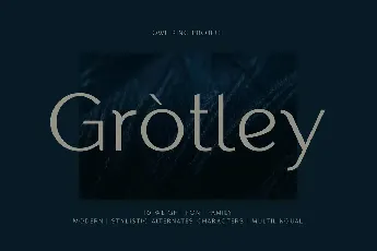 Grotley font