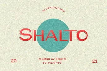 Shalto font