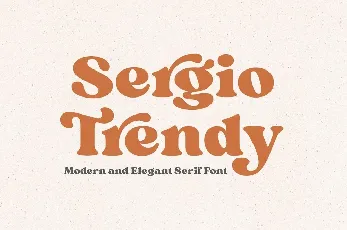 Sergio Trendy font