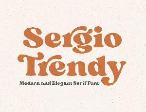 Sergio Trendy font