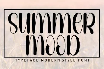 Summer Mood Display font