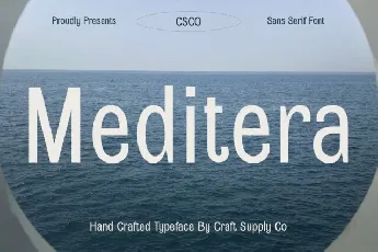 Meditera font