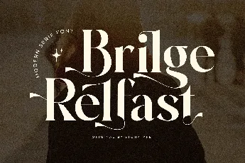 Brilge Relfast font