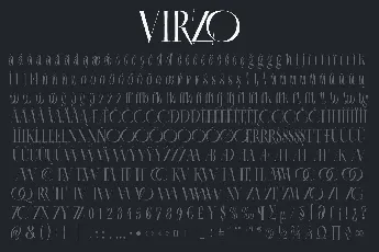 Virzo font