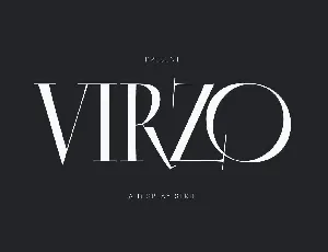 Virzo font