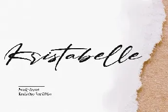 Kristabelle Script font