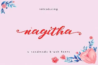 Naghita Brush font