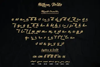 Anthem Pride font