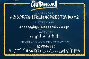 Guttenwell font