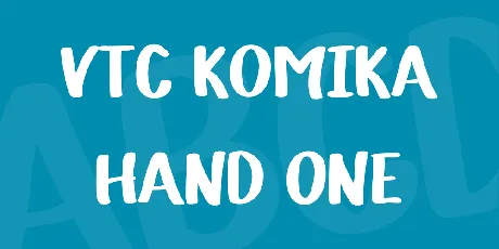 VTC Komika Hand One font