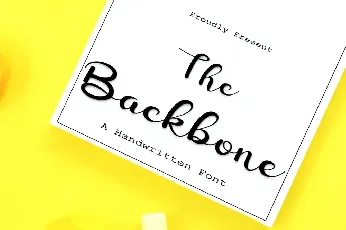 The Backbone font