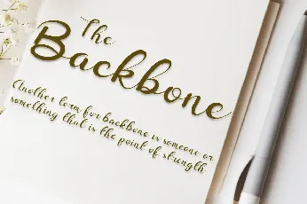 The Backbone font