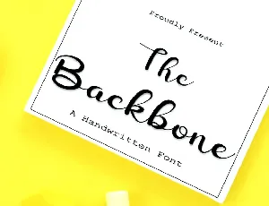 The Backbone font