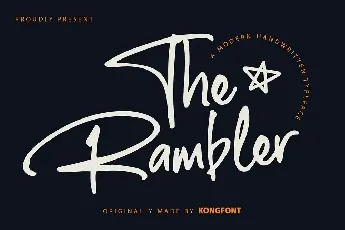 The Rambler font