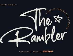 The Rambler font