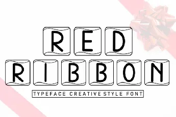 Red Ribbon font