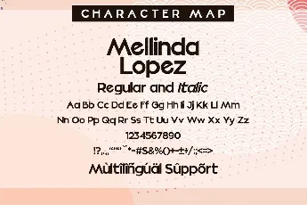 Mellinda Lopez font