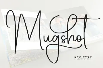 Mugshots Script font