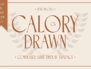 CS Calory Drawn font