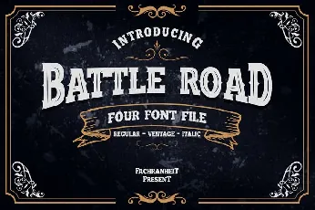 Battle Road Typeface font