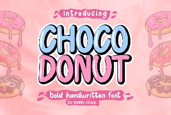 CHOCO DONUT font