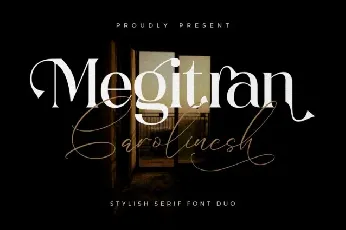 Megitran Carolinesh Duo font