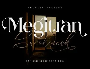 Megitran Carolinesh Duo font