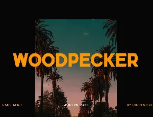 WOOPPECKER font