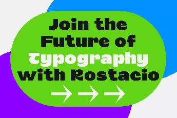 Rostacio DEMO font