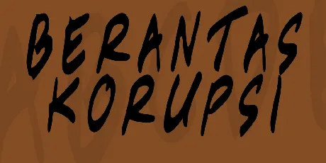 Berantas Korupsi font