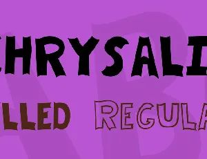 Chrysalis font