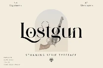 Lostgun font