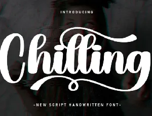 Chilling Script font