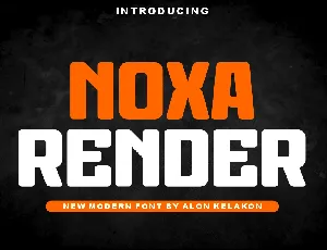 Noxa Render font