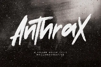 Anthrax Brush font