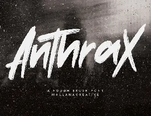 Anthrax Brush font