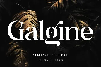 Galgine font