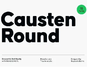 Causten Round font