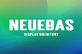 Neuebas font